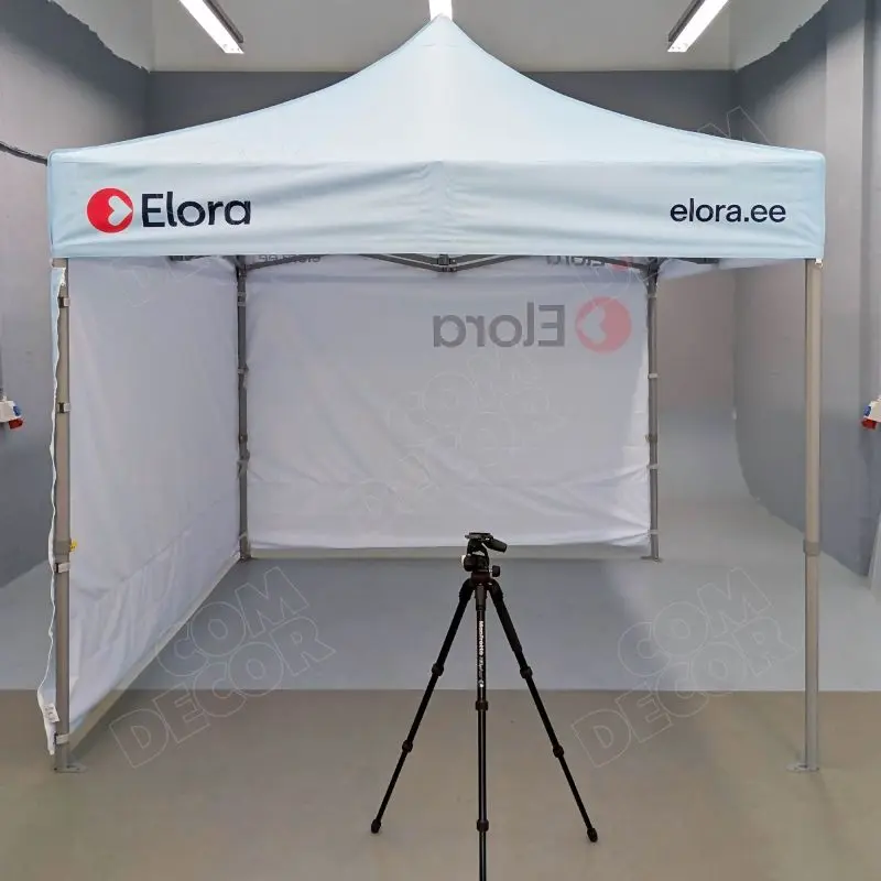 Pealetrükitud logodega telk Pealetrükitud logodega telk