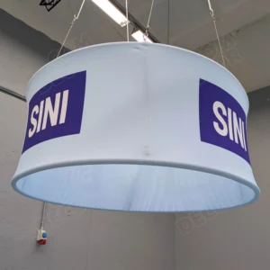 Suspended display S-Tube Circle