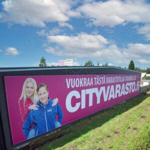 PVC and mesh banners for outdoor advertising