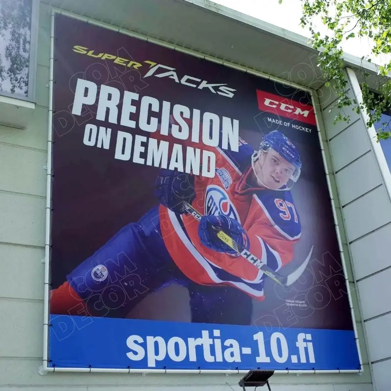 Välireklaam / PVC bänner majaseinal Välireklaam / PVC bänner majaseinal