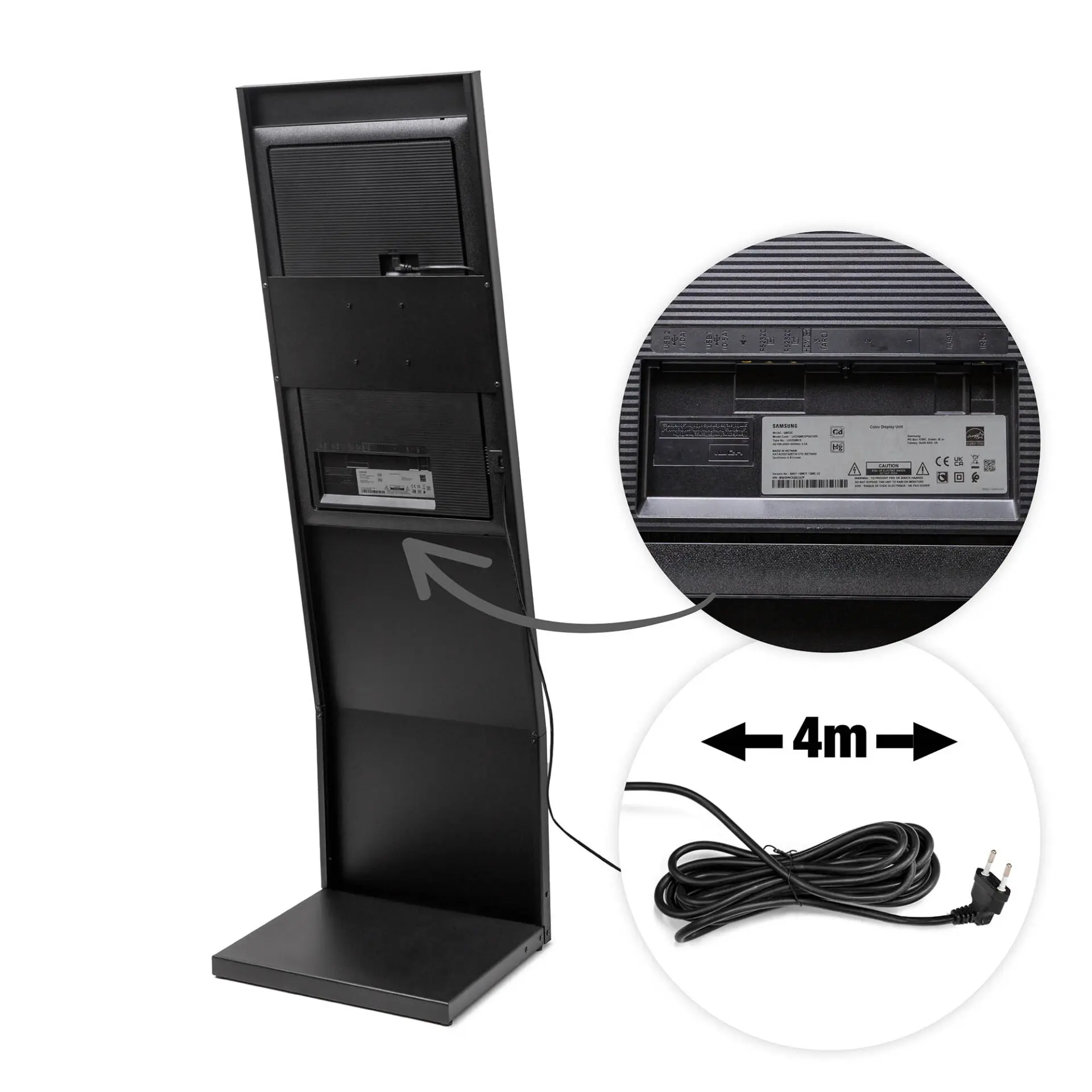 Digitaalne infostend Nova 32" tagantvaates Digitaalne infostend Nova 32" tagantvaates